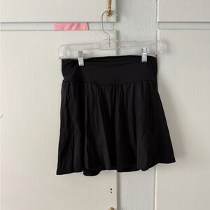 Black tennis skirt